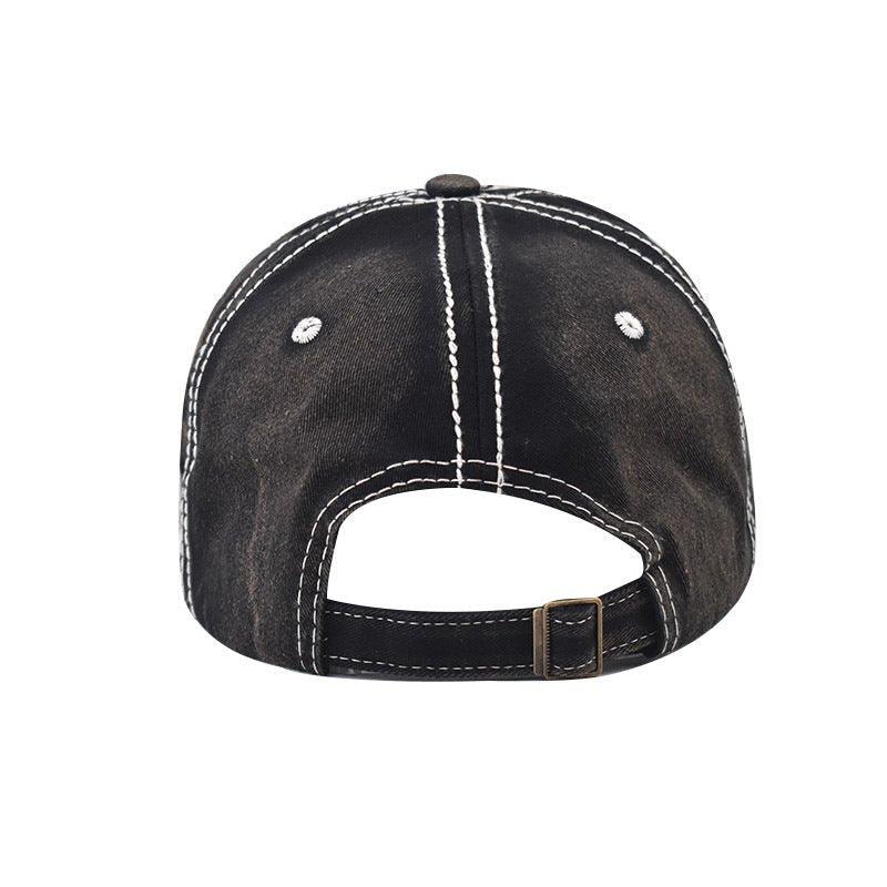 Unisex Cotton Cowboy Hat – Adjustable Dome Peaked Cap for All Seasons - MRC STORE