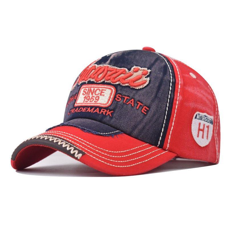 Unisex Cotton Cowboy Hat – Adjustable Dome Peaked Cap for All Seasons - MRC STORE