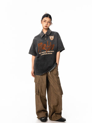 Unisex Denim T-Shirt - Retro Loose Short Sleeve - MRC STORET-ShirtsMy StoreUnisex Denim Shirt - Retro Loose Short Sleeve My Store MRC STORECJDS234464602BYBlackL