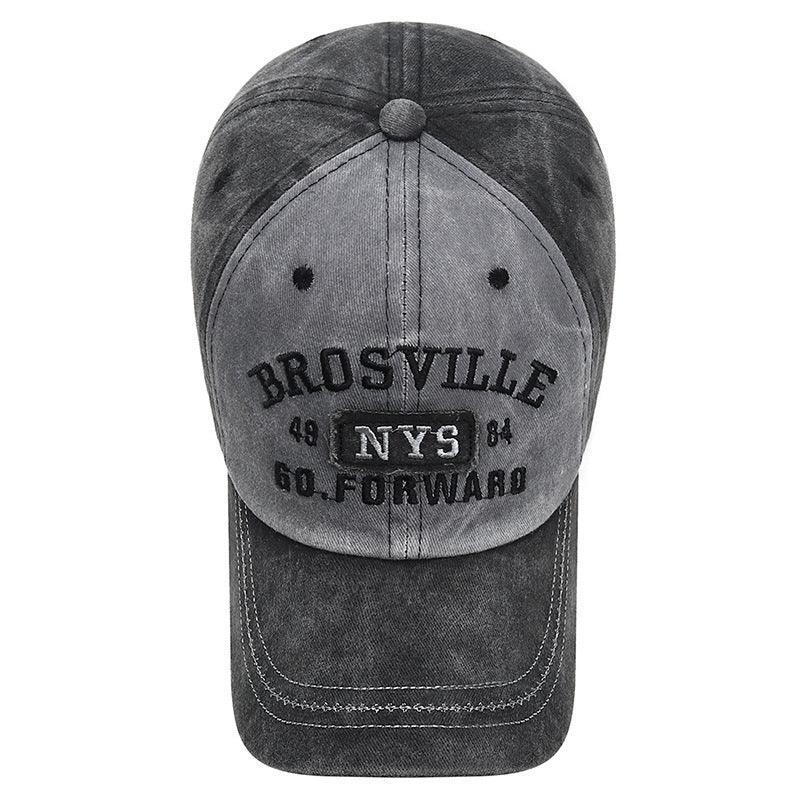 vintage cap Letter Embroidered Duckbill Cap – Stylish & Functional Headwear - MRC STORE