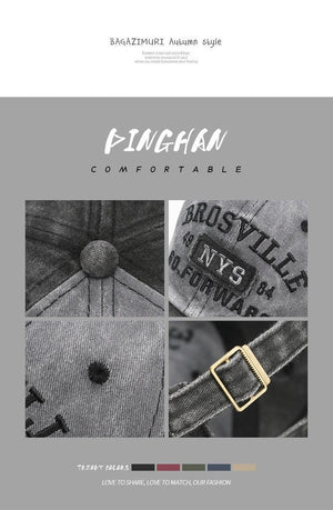 vintage cap Letter Embroidered Duckbill Cap – Stylish & Functional Headwear - MRC STOREAccessoriesMy Storevintage cap Letter Embroidered Duckbill Cap – Stylish & Functional Headwear - MRC STOREMRC STORECJBQ215419404DWGray Front Face Dark Blue BodyAdjustable