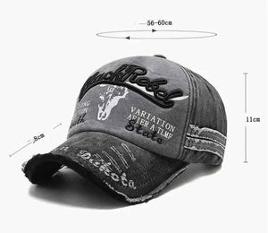 Vintage Letter Cap - MRC STOREAccessoriesMy StoreVintage Letter CapMRC STORECJBQ177298202BYRed With Blue BrimAdjustable