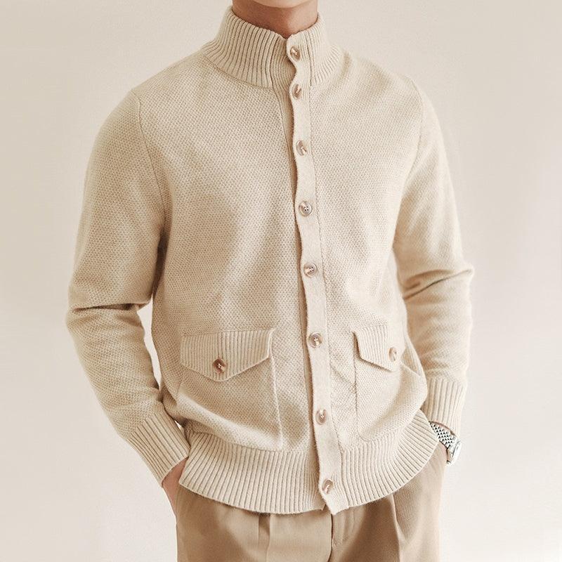 Vintage Stand Collar Warm Casual Top – Stylish and Comfortable - MRC STORE