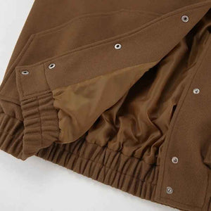 Vintage Woolen Stand Collar Coat - MRC STORETopMy StoreVintage Woolen Stand Collar CoatMRC STORECJQB210715703CXBrownL