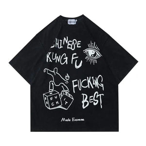 Washed Vintage Fashion T-Shirt - MRC STORETopMy StoreWashed Vintage Fashion T-Shirt - MRC STOREMRC STORECJDS167181104DWBlack2XL