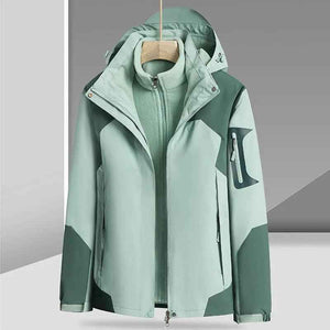Waterproof Jacket Three - in - one - MRC STOREclothesMy StoreWaterproof Jacket Three - in - oneMRC STORECJYD186486513MNBean Green Women's4XL