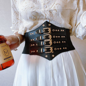 Wide Belt Punk Hip Hop Decorative Belt – Nightclub Accessories - MRC STOREAccessoriesMy StoreWide Belt Punk Hip Hop Decorative Belt – Nightclub Accessories My Store MRC STORECJYD211835501AZGold M