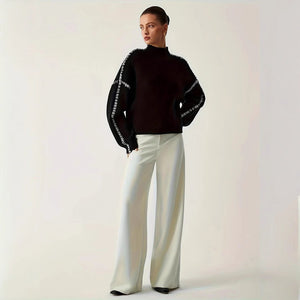 Women’s Black Round Neck Long Sleeve Top - MRC STORESweaters & HoodiesMy StoreWomen’s Black Round Neck Long Sleeve Top My Store MRC STORECJMY249025903CXBlackL