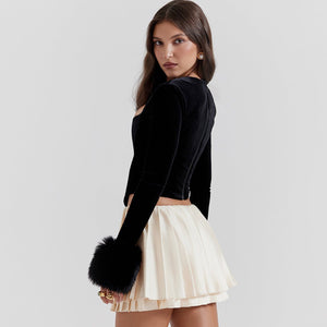 Women’s Crop Top - Square Collar Navel - MRC STORETopMy StoreWomen’s Crop Top - Square Collar Navel My Store MRC STORECJCS231900504DWBlackL