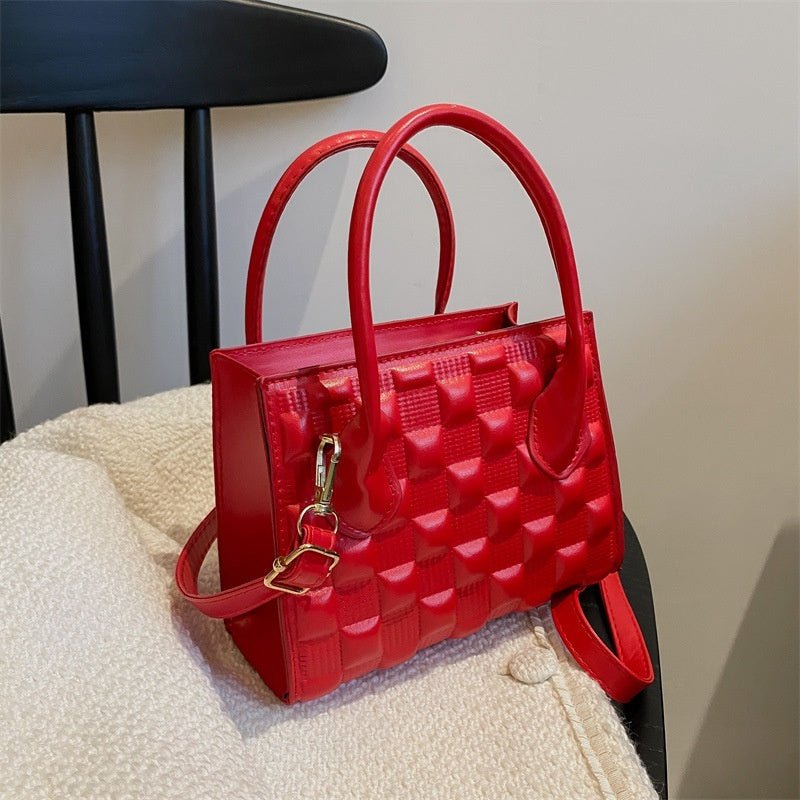 Women’s Crossbody Bag - Retro Square Checkered - MRC STOREAccessoriesMy StoreWomen’s Crossbody Bag - Retro Square Checkered My Store 21.51MRC STORECJNS235563602BYRed