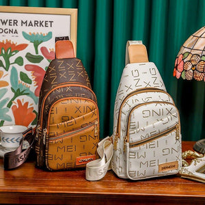 Women’s Crossbody Chest Bag - Fashion Letters PU - MRC STOREAccessoriesMy StoreWomen's Chest Bag with Fashion Letters – New Printed Crossbody Bag for Daily Use - MRC STOREMRC STORECJYD227342402BYBrown