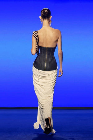 Women’s Deep V Halter Denim Dress - MRC STOREDressMy StoreWomen’s Deep V Halter Denim Dress My Store MRC STORECJLY249108704DWWhiteL