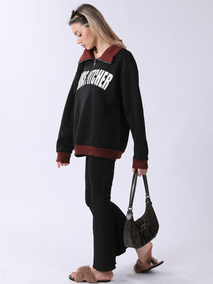 Women's Long Sleeved Sweatshirt - MRC STORETopMy StoreWomen's Long Sleeved Sweatshirt - MRC STOREMRC STORECJWY211856403CXBlackL