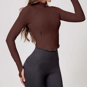 Women's Stand Collar Yoga Jacket – Windproof, Warm, and Moisture Wicking - MRC STOREyoga clothesMy StoreWomen's Stand Collar Yoga Jacket – Windproof, Warm, and Moisture Wicking - MRC STOREMRC STORECJDK218279211KPEspressoL