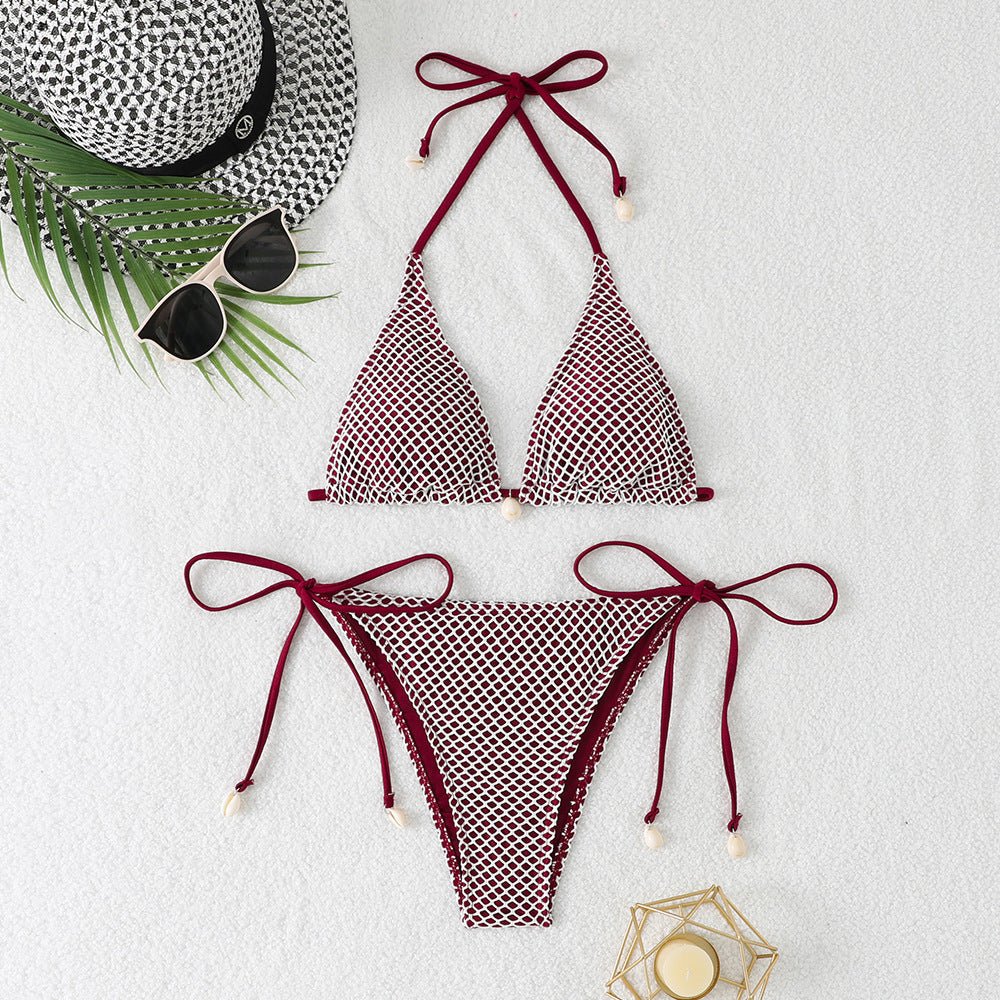 Women’s Strap Three - Point Bikini - MRC STOREbikini setMy StoreWomen’s Strap Three - Point Bikini My Store 35.00MRC STORECJYJ245251119SHWine RedL
