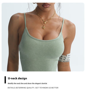 Women’s Suspender Shorts - Frosted Thread One - Piece - MRC STOREyoga clothesMy StoreWomen’s Suspender Shorts - Frosted Thread One - Piece My Store MRC STORECJDK241973506FUOatmeal ColorL