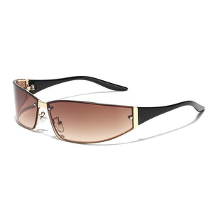 Women’s Y2K Sunglasses - Metal Box Frame - MRC STOREAccessoriesMy StoreWomen’s Y2K Sunglasses - Metal Box Frame My Store MRC STORECJCF229282605EVGold Black