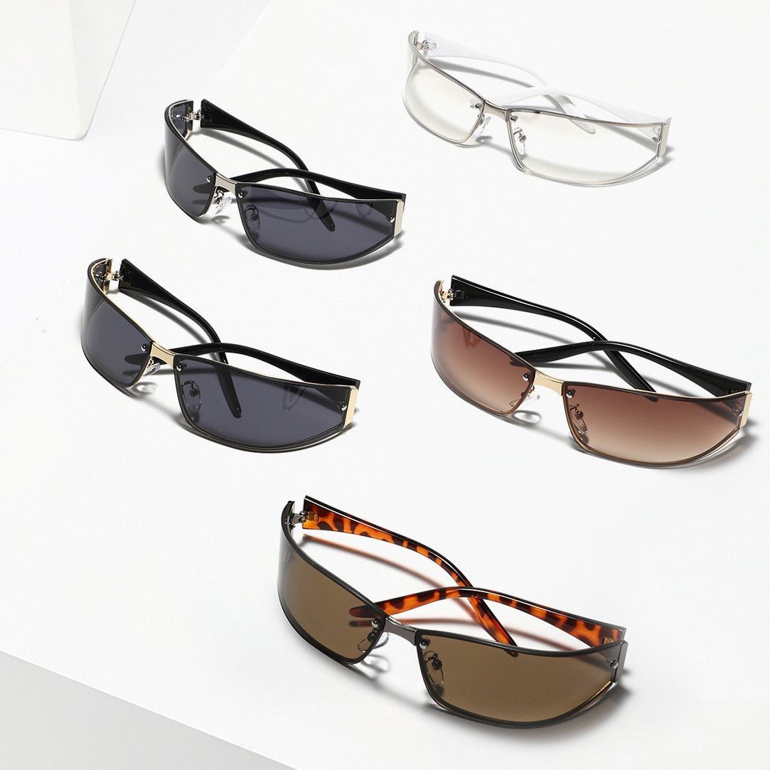 Women’s Y2K Sunglasses - Metal Box Frame - MRC STOREAccessoriesMy StoreWomen’s Y2K Sunglasses - Metal Box Frame My Store MRC STORECJCF229282605EVGold Black