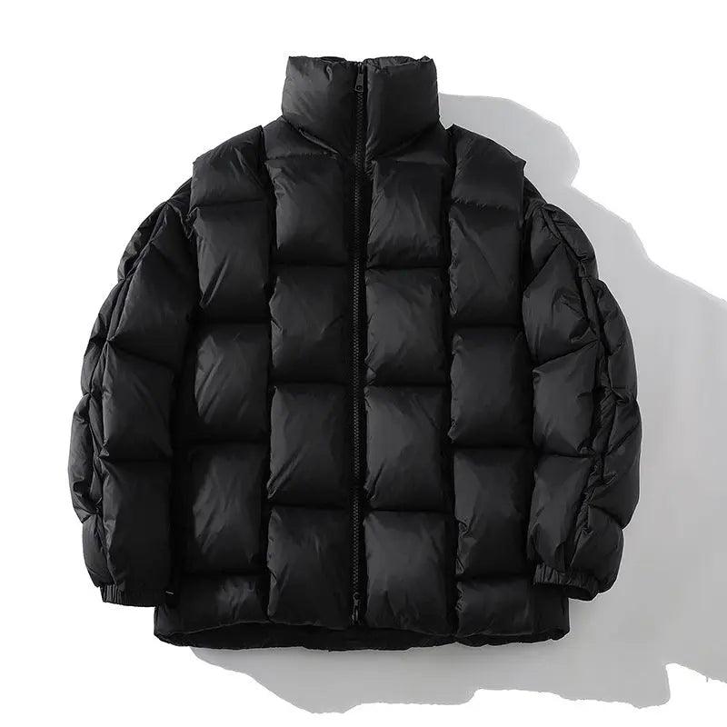 Woven Style Down Jacket - MRC STORETopMy StoreWoven Style Down Jacket - MRC STOREMRC STORECJYD196658602BYBlackL