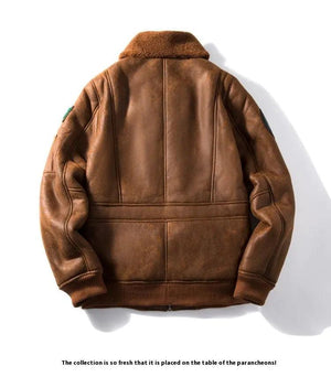 Lambswool Fleece-lined Suede Jacket - MRC STORE