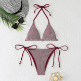 Women’s Strap Three-Point Bikini My Store  35.00