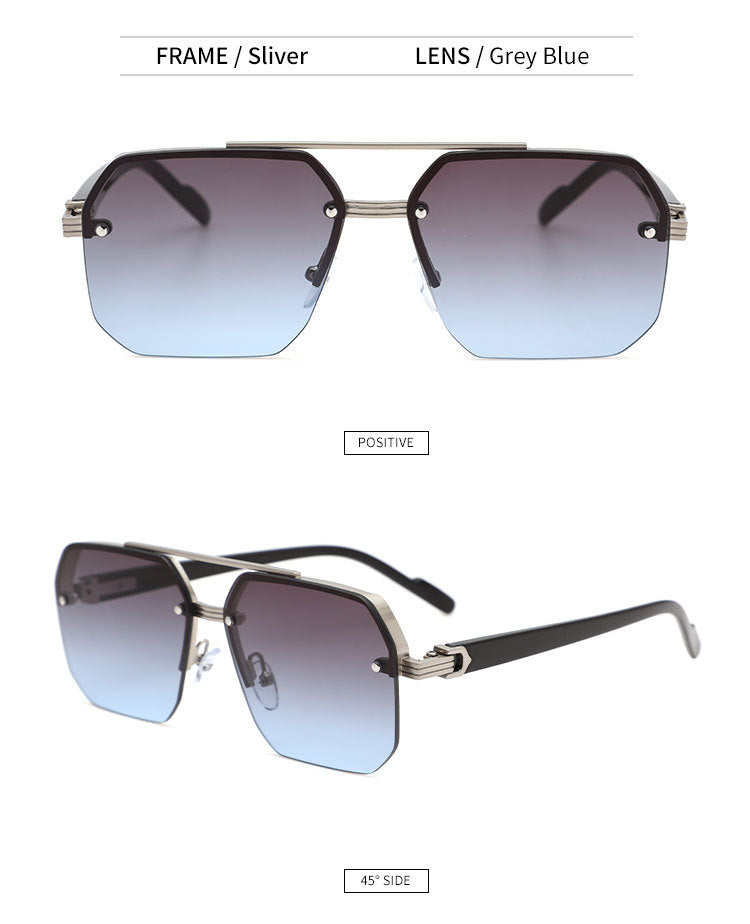 Men’s Fashion Sunglasses - Versatile Silver Gold My Store 