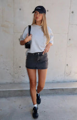 Women’s Denim Skirt - Retro Slim Stretch Fit