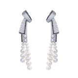 Elegant Tassel Pearl Earrings My Store  47.49