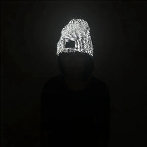 Reflective Beanie Hat My Store 