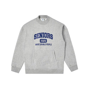 Printed Turtleneck Fleece Sweater - MRC STORE