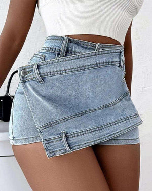 Stretch Vintage Denim Shorts.