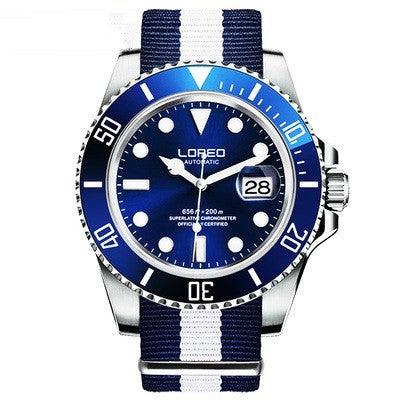 LOREO Water Ghost Automatic Mechanical Men's Watch - Sapphire Crystal & Stainless Steel My Store  78.27