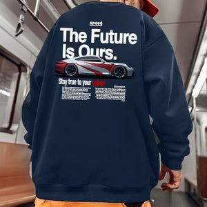 Stylish porsche Racing Car Graphic Sweatshirt - MRC STORE