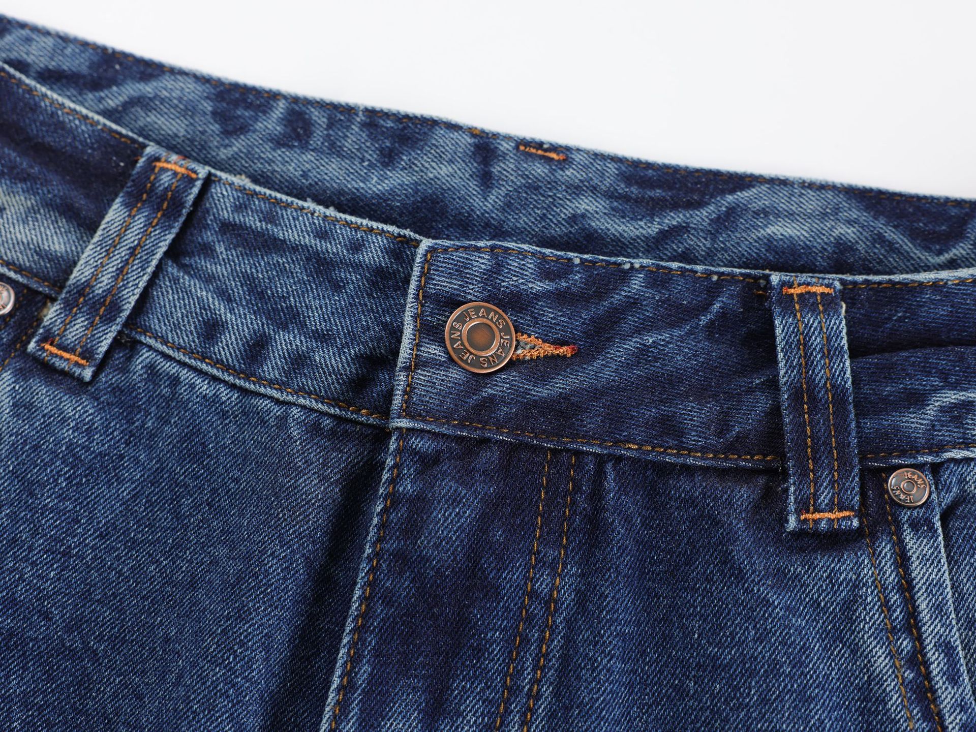 Women’s Retro Jeans - Low Waist Washed Blue My Store 