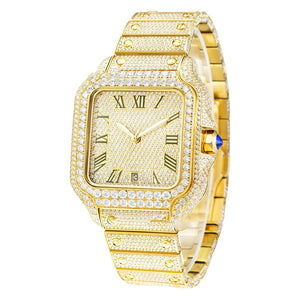Men’s Moissanite Watch - Stainless Steel Clarity My Store 