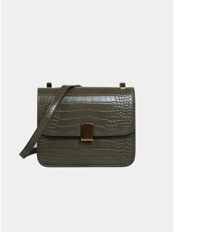 Women’s Crocodile Pattern Tofu Bag My Store  200.00