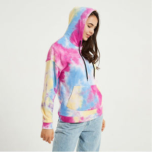 Tie-Dye Loose Fit Hoodie My Store 