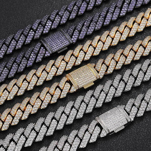 15mm Zircon Cuban Link Necklace - MRC STOREchainMRC15mm Zircon Cuban Link Necklace - MRC STOREMRC STORECJLX209777101AZGolden Width 15mmBracelet 7Inches Length18cm