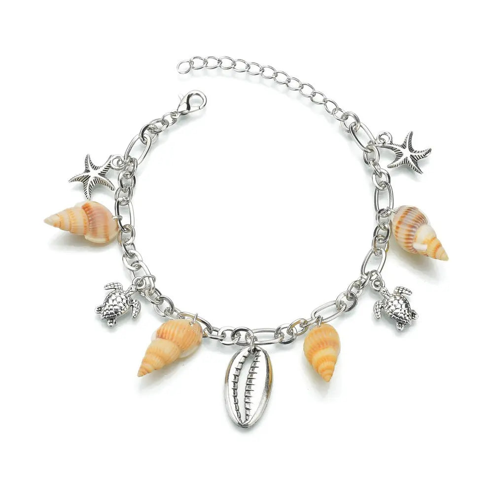 Natural Shell Beach Anklet My Store 