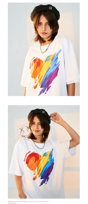 Rainbow Love Graffiti Tee My Store 