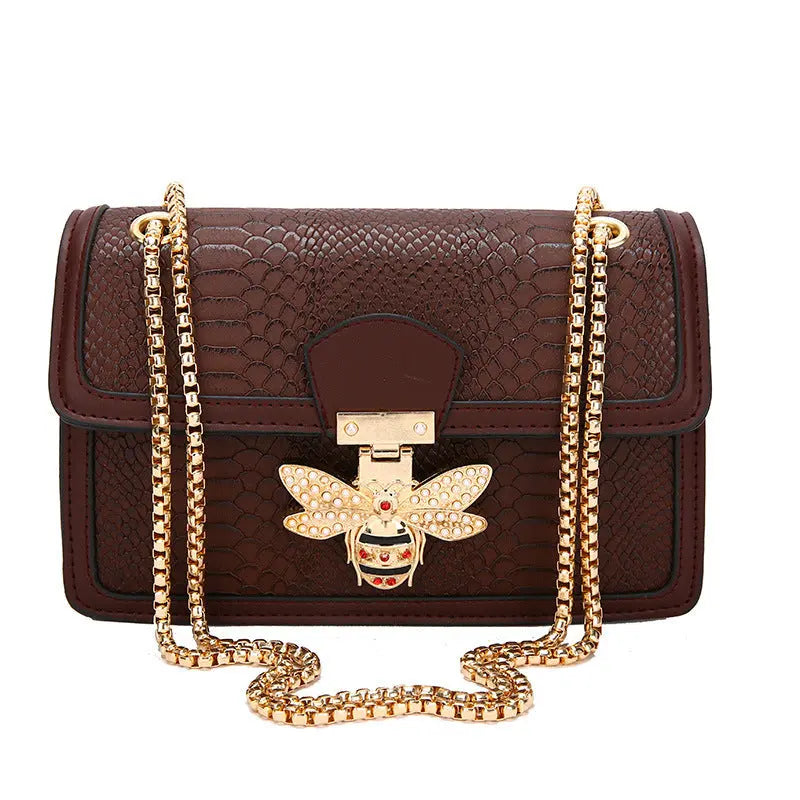 Trendy Retro Chain Messenger Bag My Store 