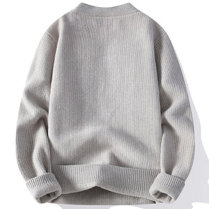 Men's Contrast Panel Knit Sweater – Perfect for Autumn and Winter My Store 