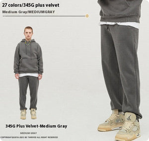 Men’s Velvet Sweatpants - Ankle Banded Pants My Store  52.14