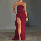 Pleated Long Summer Dress - MRC STORE 