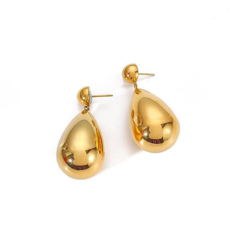 18K Gold Drop Earrings - MRC STORE