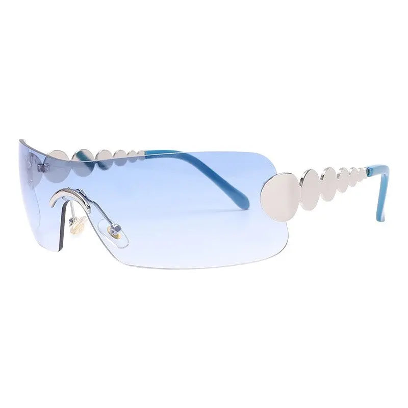 One Piece Rimless Outdoor Sunscreen Sunglasses My Store  24.59