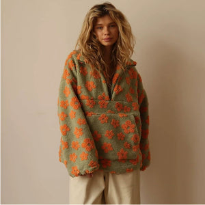 Winter Flowers Sweatshirt MRC STORE 