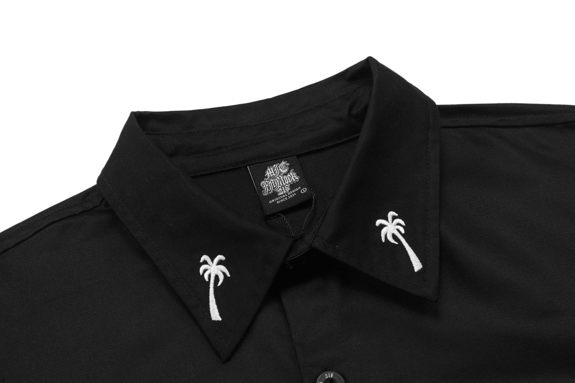 Men’s Plus Size Shirt - Embroidered Work Loose My Store 