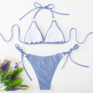 Women’s Bikini Set - Side Tie Thong Swimsuit My Store 