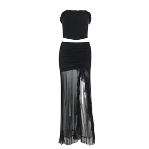 Women’s Tube Top Dress - Mid-Length Set My Store 